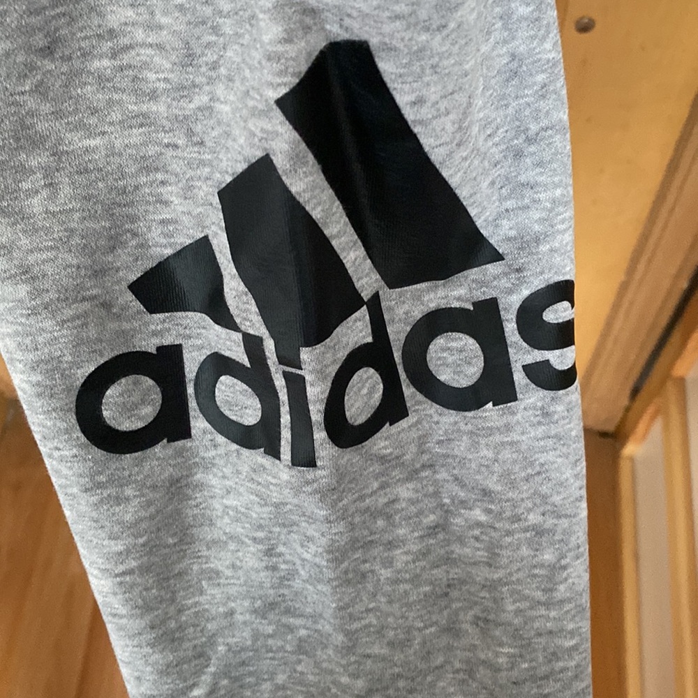 Adidas Men’s Grey Sweatpants - Picture 4 of 5